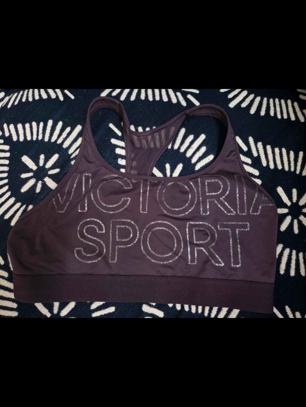 Victoria's Secret Purple Racerback Sports Bra